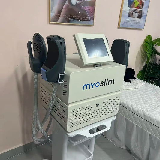 New 6500W Myoslim Professional Body Sculpting Device Electromagnetic Stimulation Fat Burning Muscle Building