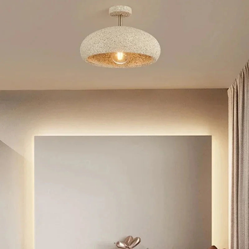 LED Ceiling Pendant Light for Dining Bedroom Wabi Sabi Chandeliers Kitchen Living  Room Cloakroom E27 Home Decoration Lamp