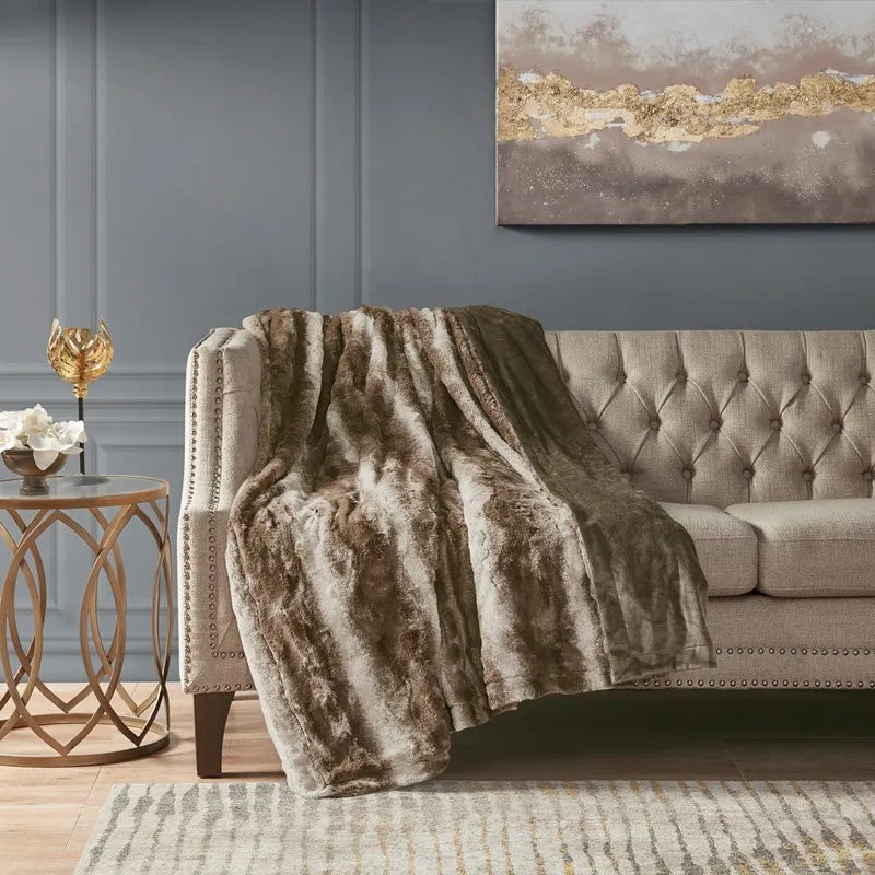 1PC 66x90 Faux Fur Blanket