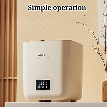 Fully Automatic Small Portable Washing Machine Time-saving Labor-saving Deep Cleaning Stable Operation Washer Home Appliances