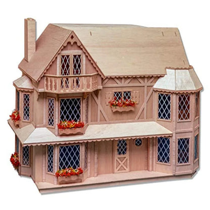 Harrison Dollhouse Kit - 1 Inch Scale, 38" W x 25" D x 31" H