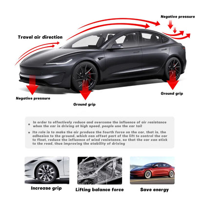 Model Y Juniper Spoiler for Tesla Model 3 Highland Real Carbon Fiber Spoiler High Performance Rear Trunk Tail Wing Car Accessory