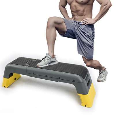 Commercial Adjustable Height Aerobic Step Rubber Base Multi-Functional Fitness Platform