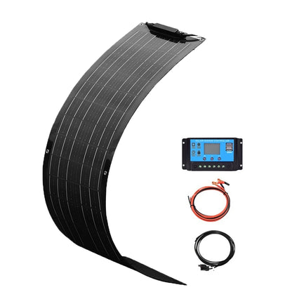 100W Flexible Solar Panel Monocrystalline Silicon 50W 100 Watt Solar Panels For Boat Car Motorhome Yacht 12v/24V Battery Charge