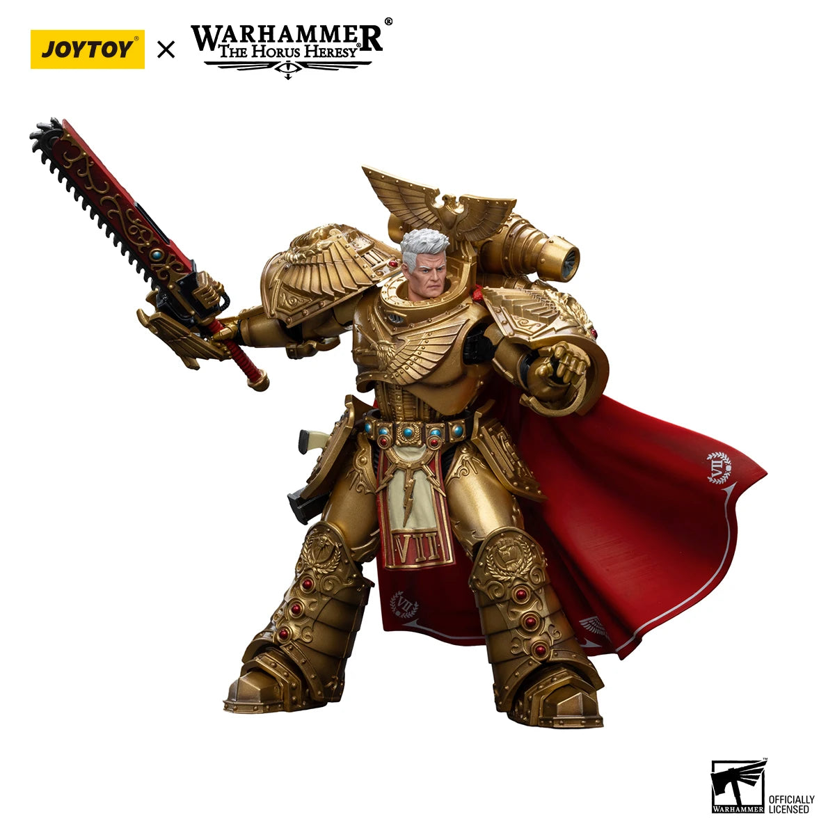 [IN STOCK]JOYTOY Warhammer 30K 1/18 Action Figure Imperial Fists  Rogal Dorn Anime Military Model