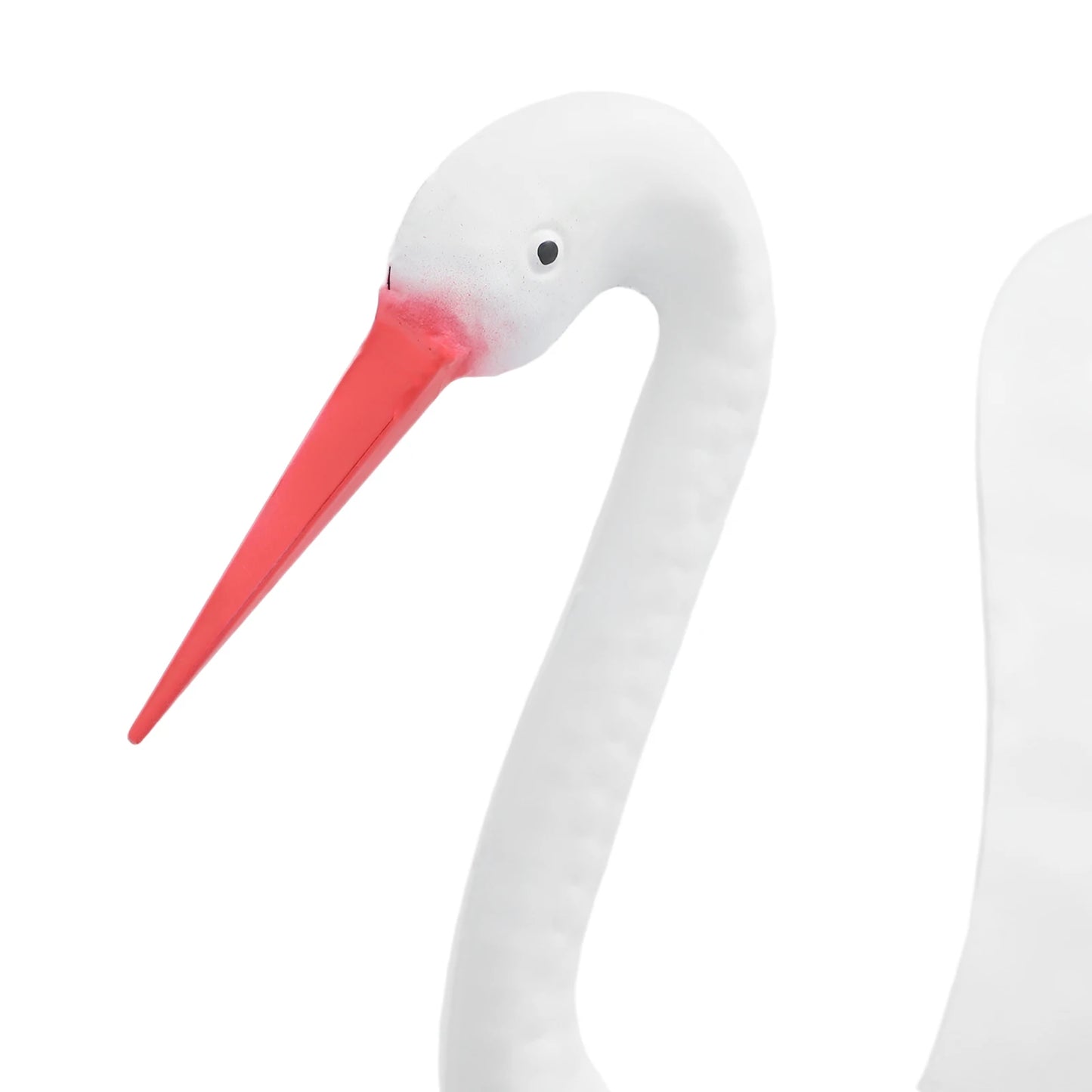 Artificial Egret Prop Decoration 3 PCS Crane Statues 3-Pack Outdoor Crane Statue Ornaments Realistic Crane Decoration