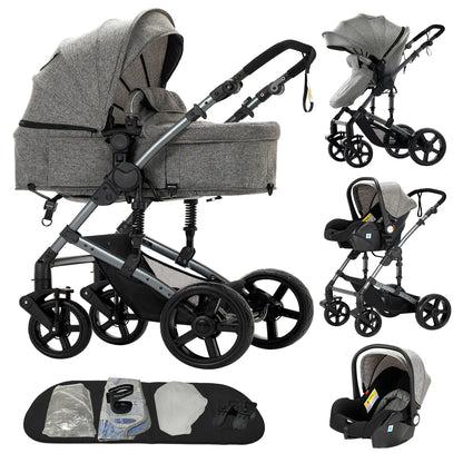 Baby Cars 3 In 1 Stroller Baby Three Baby Cart Pram Baby Walker Buggies Stroller Baby Accessories Newborn Mother Kids Infant