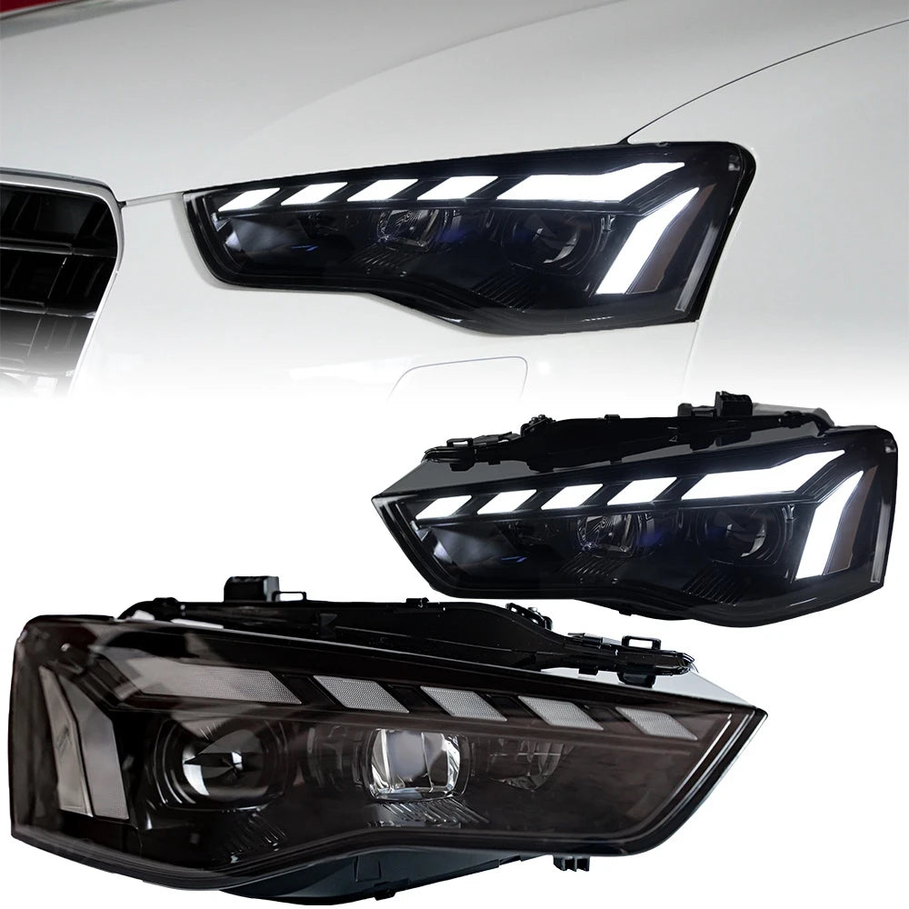 Head Light For Audi A5 2008-2016 автомобильные товары Head Lamp LED Lights Car Accessories Audi A5 Headlights
