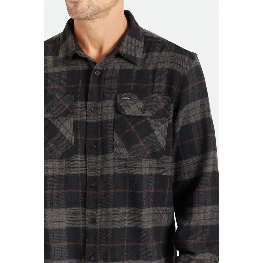 LongSleeve Flannel Shirt Mens
