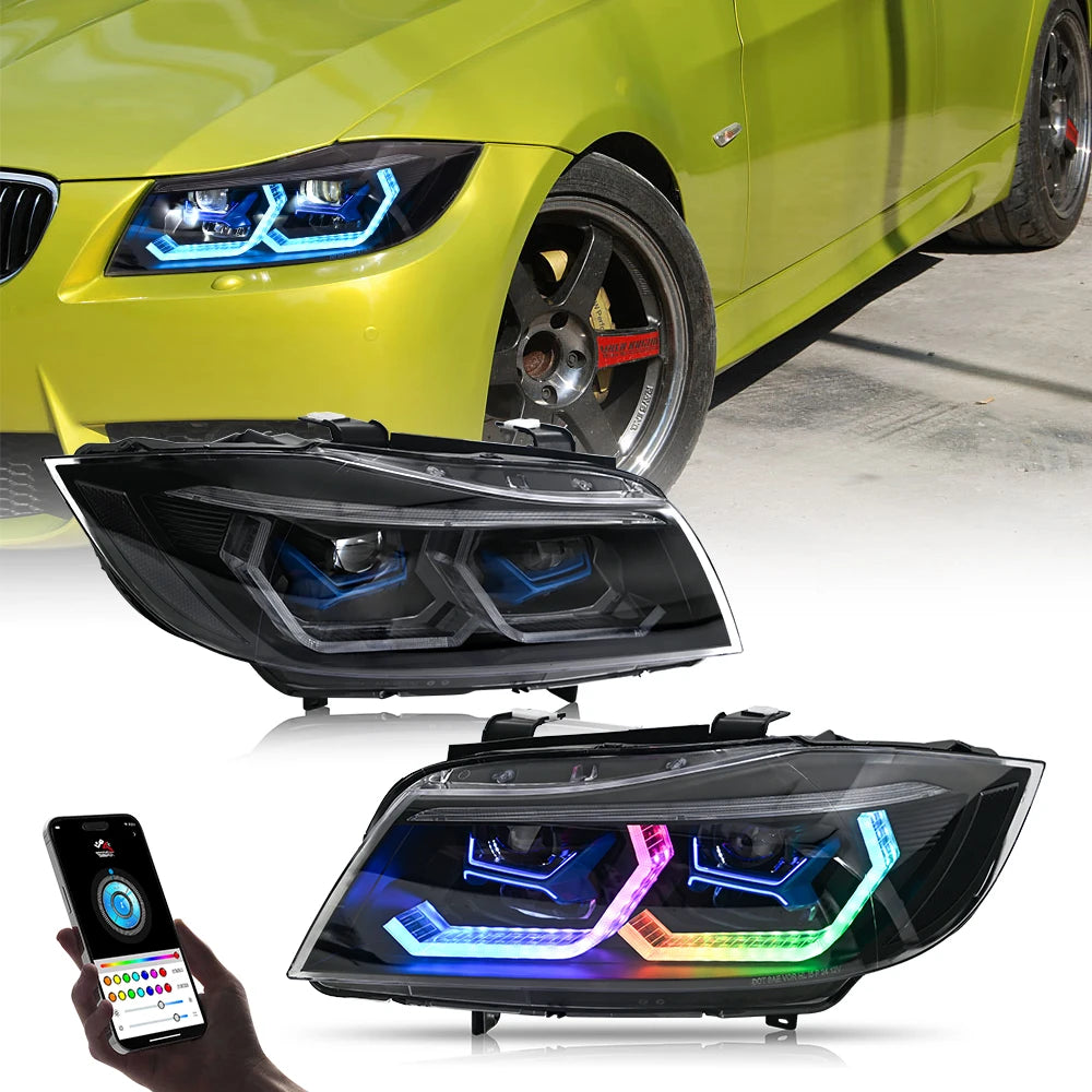 Headlight for BMW 3-Series E90 E91 2005-2011 Extreme Upgrade 328i 335i etc.
