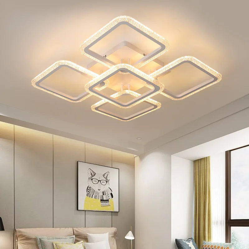 Nordic bedroom living room ceiling lamp dining room modern minimalist lighting hotel new ceiling lighting LED APP adjustment