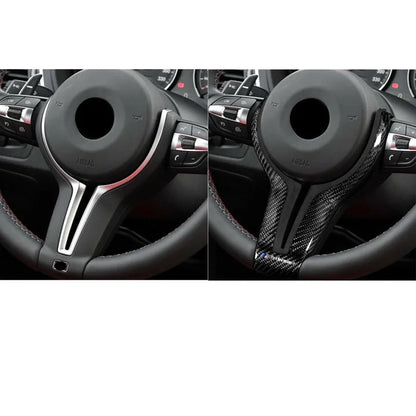 Pangolin Suede Carbon Fiber Steering Wheel Trim Replace Fit For BMW M2 M3 M4 M5 M6 X5M Car Interior Parts