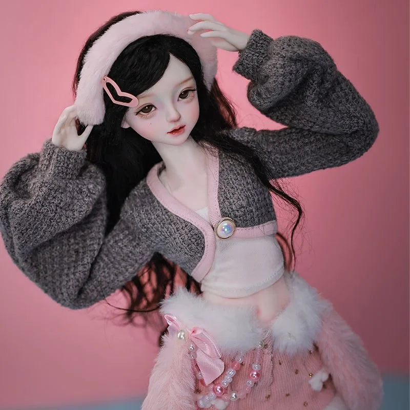 Fair Skin BJD Girl Doll / TPE Soft Body with Metal Skeleton / Articulated Limbs DIY Figure Model (Fantasy Series)
