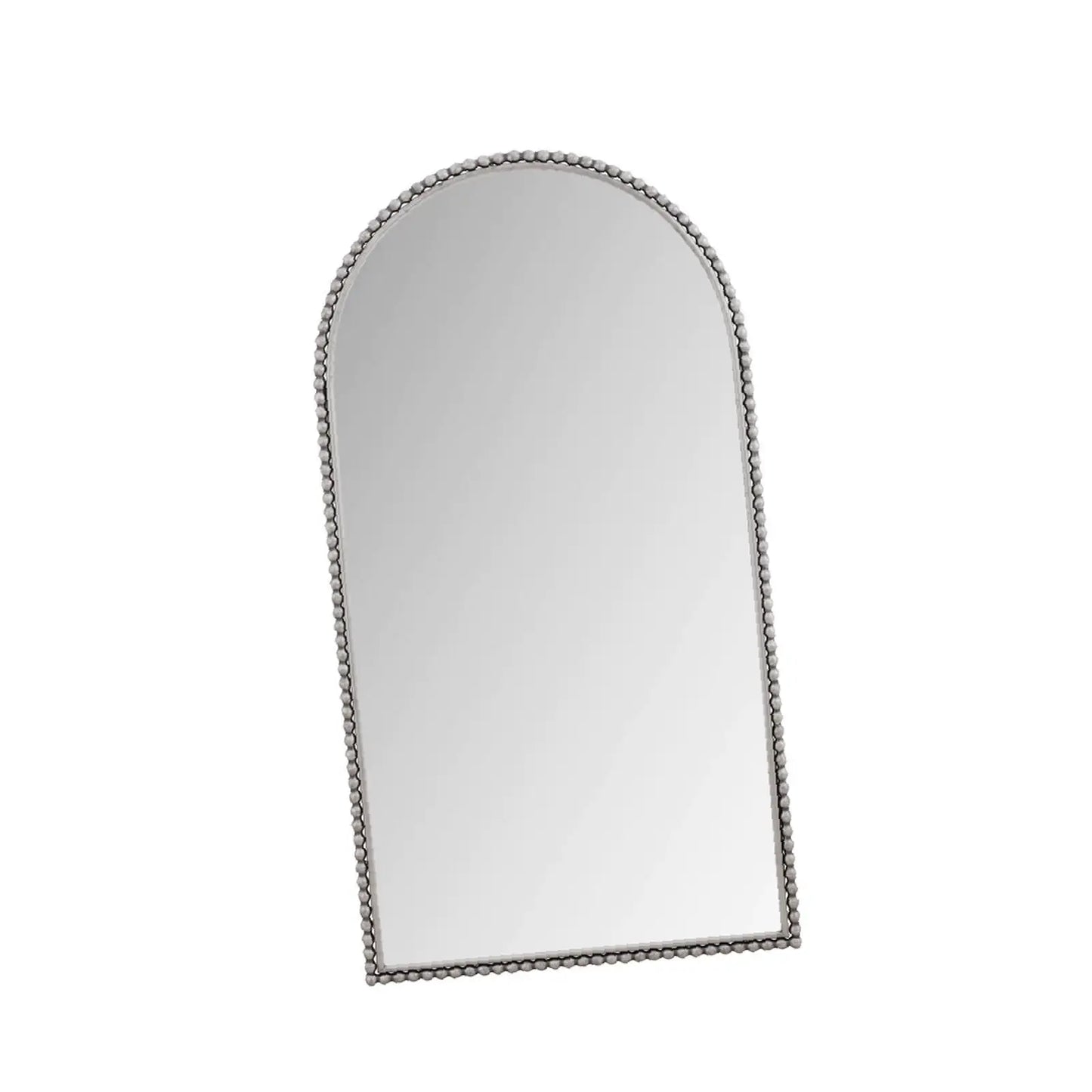 Large Silver Arch Mirror Classic Wall Decor Full Body Standing Mirror for Bedroom Living Room Style