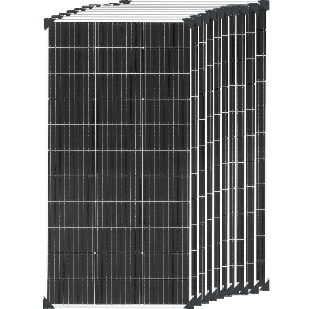 1200W Solar Panel Lightweight Module PV Power Cell for 12V Battery Charging Boat Caravan Grid-connected Off Grid Applications