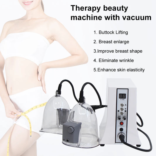 New Vacuum Massage Body Shaping Machine Breast Enlargement Tool Butt Lifting Pump Cup Face Lifting Cupping Therapy Beauty Device
