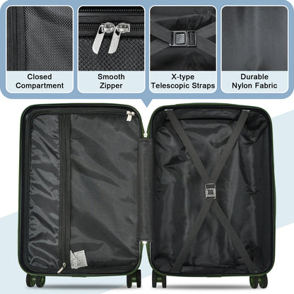 Joyway 6-Piece Travel Luggage Set, Lightweight Durable Suitcase, TSA Lock, Spinner Wheels