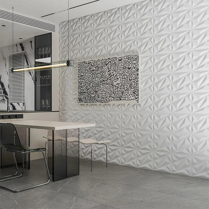 50/100Pcs Wall Decoration Stickers 30x30cm 3D Wall Paper Self-Adhesive Tile 3D Wall Sticker for Living Room Lobby Bedroom Office