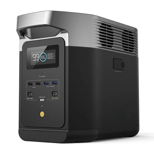 Portable Power Station: 1024Wh LFP Battery, 1800W AC/100W USB-C, Solar-Capable Generator for Emergency, Outdoor & RV Use