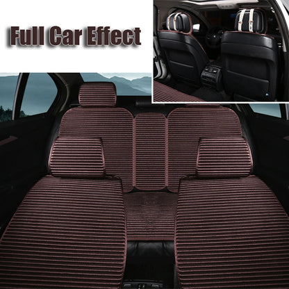 Cooling Rayon Car Seat Covers Full Set, Fit for Ford Escape, Edge, Focus, Fusion, Mustang Mach-E, Maverick, EcoSport, Taurus