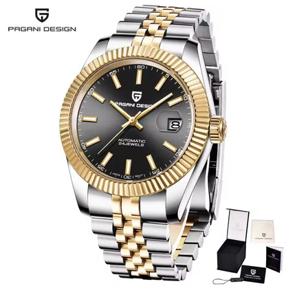 PAGANI DESIGN 2026 New 42MM Men Mechanical Watch Top Brand Luxury Automatic Watch 100M Waterproof Stainless Steel Watch for men