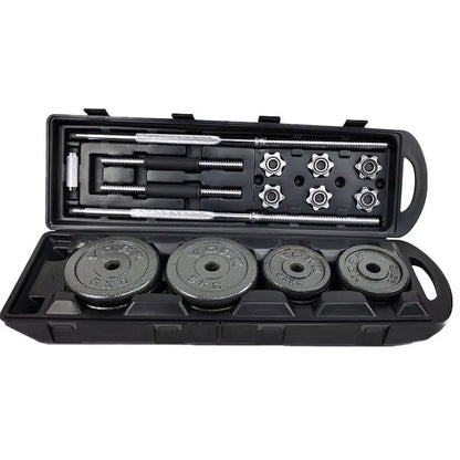 Factory Price Electroplated Dumbbells 50kgs Home Fitness Metal Dumbbell Set