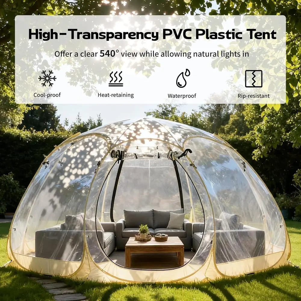 4-6 Person Bubble Igloo Tent for Outdoor Cold Weather