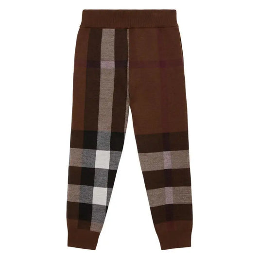 Burberry | Kids Check-Pattern Wool Trousers