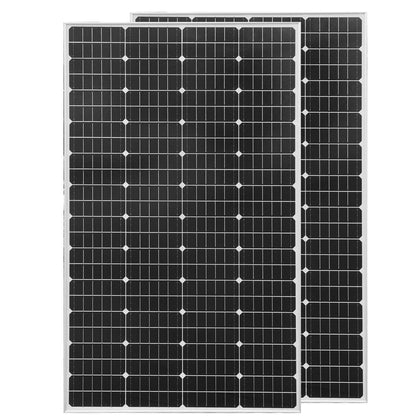 19.8V 200W Glass Rigid Solar Panel China 26.4V 200W 400W Monocrystalline Waterproof Solar Panels Charging 12V Camping/Home/RV CE