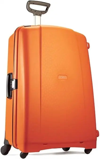 upright 31 inch travel bag in bright orange, one size
