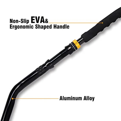 Bent Butt Fishing Rod 2 Piece Saltwater Offshore Trolling Rod for Big Game Deep Drop Fishing Heavy Duty Conventional Bo