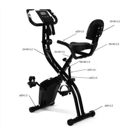 Custom Exercise Bikes - Indoor Fitness Mini Folding Magnetic Upright Spinning for Home & Compact Spaces