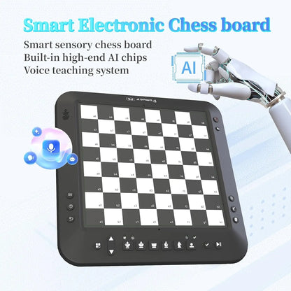 Electronic Chess Set, Board Game for Beginners – Great for Play & Practice