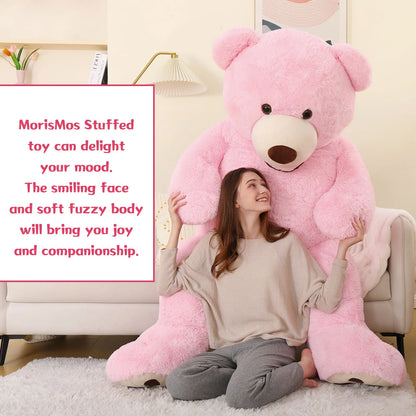 MorisMos Giant Teddy Bear Plush 6ft, Life Size Huge Pink Teddy Bears for Girlfriend, 6 Foot Large Big Stuffed Animal Gifts for W