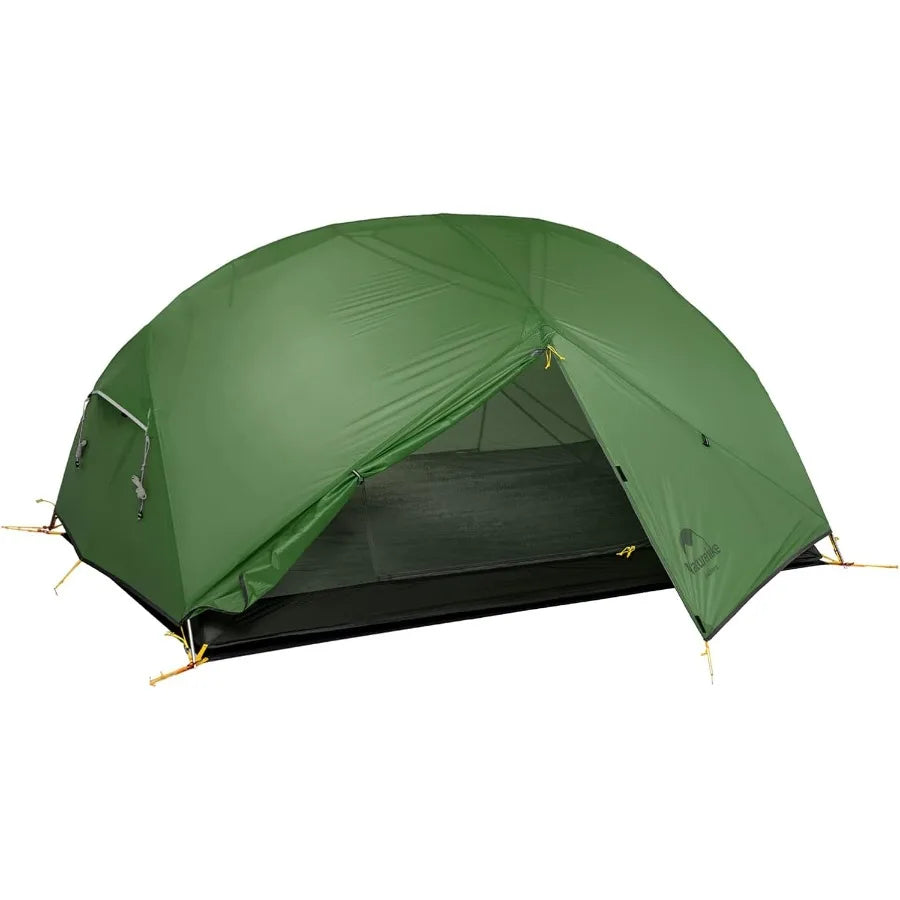 Mongar Backpacking Camping Tent 2 Person Lightweight 3 Season Waterproof Hiking Tent Double Crossbars Easy Setup Double Layer f