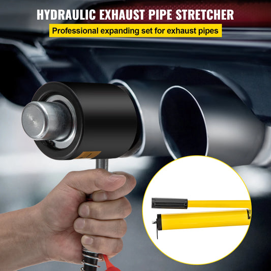SucceBuy 10Ton Hydraulic Exhaust Pipe Expander Kit 1-5/8 to 4-1/4Inch Manual Automotive Muffler Pipe Stretcher Expanding Tool