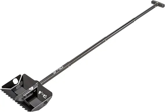 Lightweight Aluminum Sand and Snow Shovel with Extendable Collapsible Handle for Camping and Outdoor Use