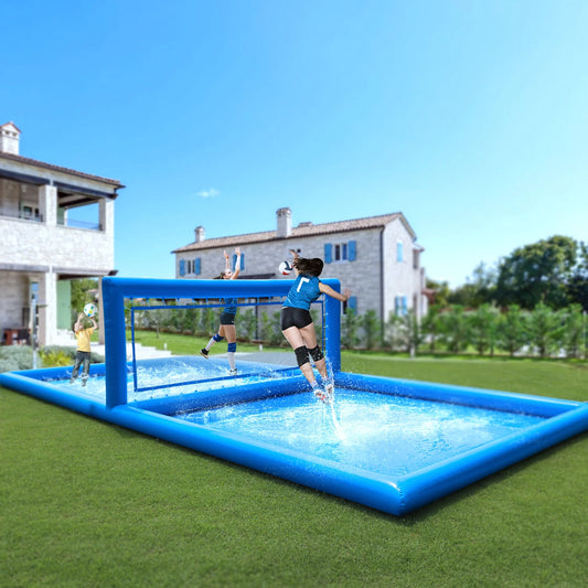 33ft Inflatable Volleyball Court Outdoor Water Volleyball Pool For Sports Game Commercial children's playground