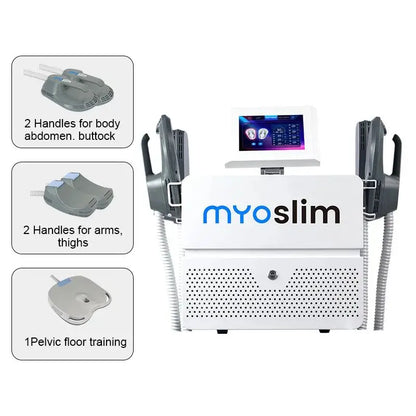 New 6500W Myoslim Professional Body Sculpting Device Electromagnetic Stimulation Fat Burning Muscle Building