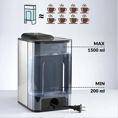3 in 1 Single Serve Coffee Machine for K Cup Capsules Instant Coffee Pot and Tea Maker with 6 8 10 Oz Cup Sizes Removable 50 Oz