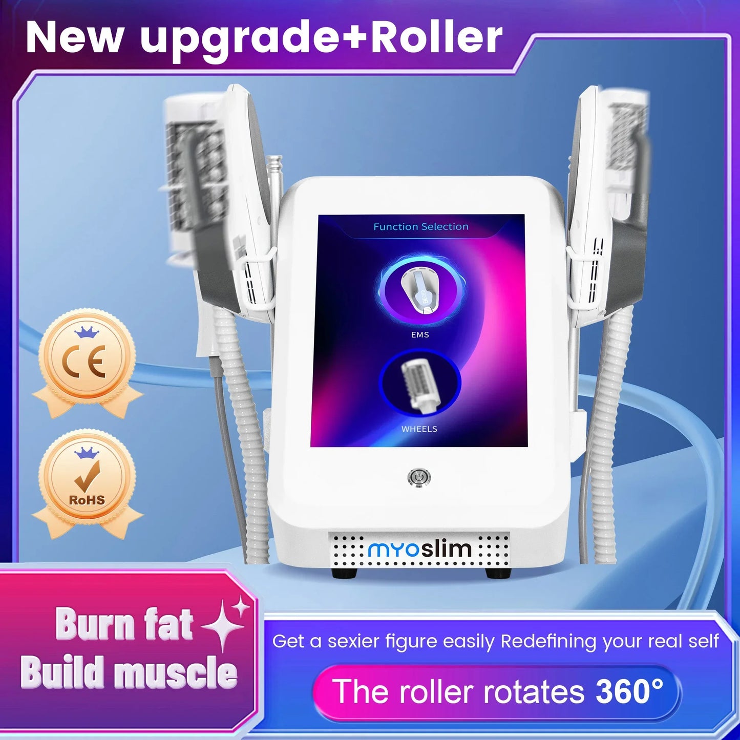 6500W shaping EMS+EMT200Hz professional EMS carving electromagnetic shaping slimming muscle stimulation slimming beauty machine