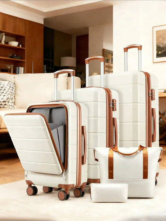1 Piece /3 Pieces /5 Piece Luggage Sets, Hardside Suitcase With Wheels - Spinner Wheels, TSA Lock, Includes Toiletry Bag Luggage