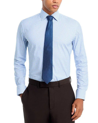 BOSS | Performance Stretch Check Slim Fit Dress Shirt
