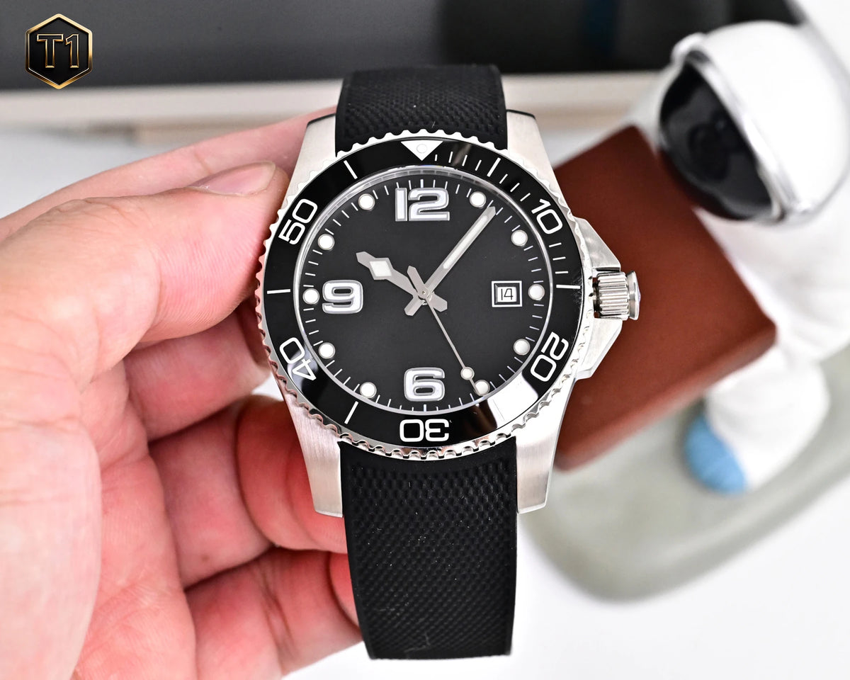 Customizable Men Automatic Mechanical Watch Stainless Strap 42mm Dial Men for Watches