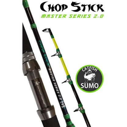 1Piece Medium Heavy Catfishing Rod Master Series Chop Stick for Baitcasting Fishing 7'6 Ideal for Deep Water and Heavy Lure App