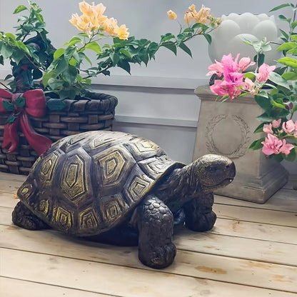 Large 3D Turtle Statue Realistic Resin Garden Sculpture Outdoor Decor for Garden Decoration Sculpture XXL