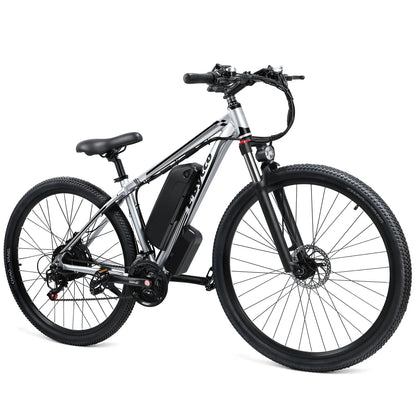29 Inch Adult Commuter Electric Bike,750W Peak 1000W Motor 48V 17.5AH Removable Battery ,top speed of 34MPH 21-Speed E-Bike