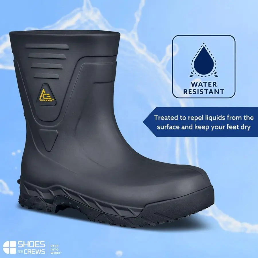 Unisex SlipResistant Work Boots WaterResistant, NonSlip Industrial Safety Boots for Men amp Women with Soft Toe or Composite Toe