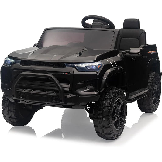 24V 2 Seater Kids Ride On Truck Electric Ride On Car Toy for Toddlers Battery Powered Vehicle with Remote Control, Trunk, Handle