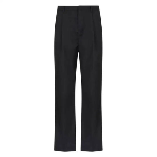 Emporio Armani | Virgin Wool Pleated Trousers